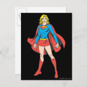 Supergirl-Pose 5 Postkarte (Vorne/Hinten)