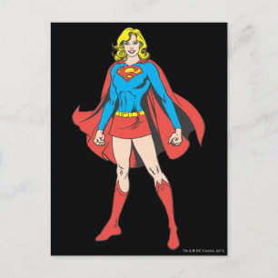 Supergirl-Pose 5 Postkarte
