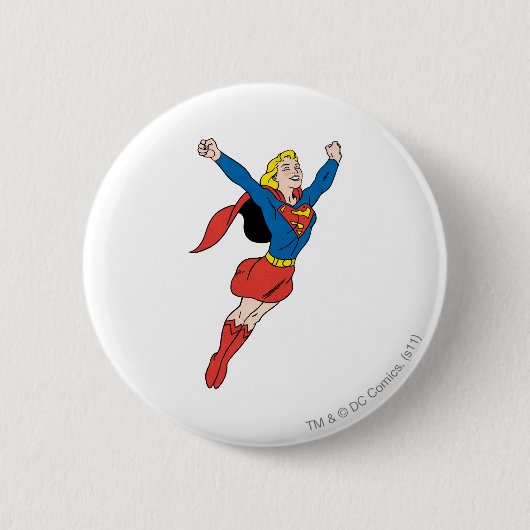 Supergirl-Pose 6 Button (Vorderseite)