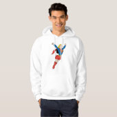Supergirl-Pose 6 Hoodie (Vorne ganz)