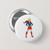 Supergirl-Pose 7 Button (Vorne & Hinten)
