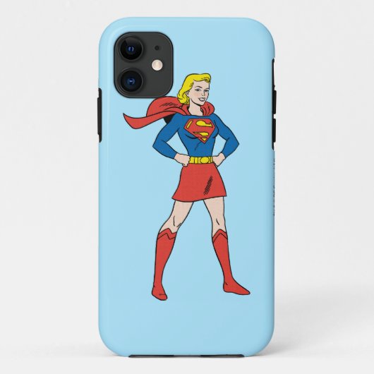 Supergirl-Pose 7 Case-Mate iPhone Hülle (Rückseite)