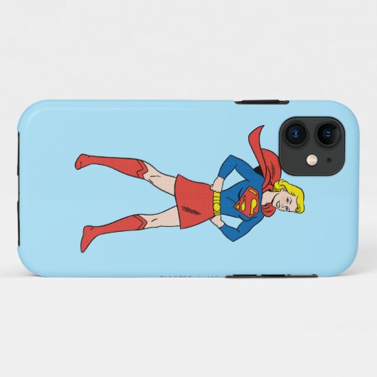Supergirl-Pose 7 Case-Mate iPhone Hülle (Rückseite (Horizontal))