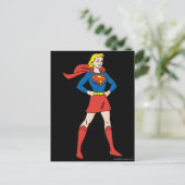 Supergirl-Pose 7 Postkarte (Stehend Vorderseite)