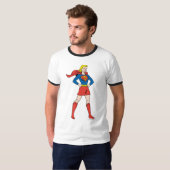 Supergirl-Pose 7 T-Shirt (Vorne ganz)
