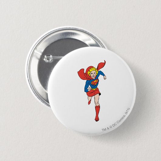 Supergirl-Pose 8 Button (Vorne & Hinten)