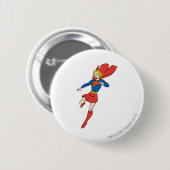 Supergirl-Pose 8 Button (Vorne & Hinten)