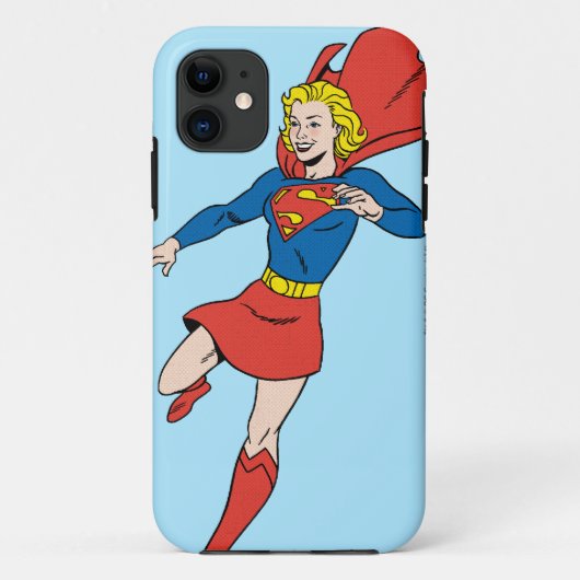 Supergirl-Pose 8 Case-Mate iPhone Hülle (Rückseite)