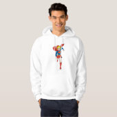 Supergirl-Pose 8 Hoodie (Vorne ganz)