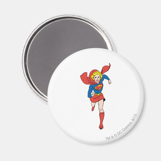 Supergirl-Pose 8 Magnet (Vorderseite/Rückseite)