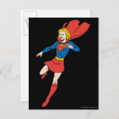 Supergirl-Pose 8 Postkarte (Vorne/Hinten)