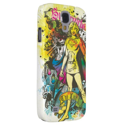 Supergirl-Pose Case-Mate Samsung Galaxy Hülle (Rückseite/rechts)