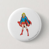 Supergirl-Posen Button (Vorderseite)