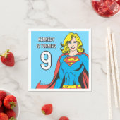 Supergirl Posen Serviette (Beispiel)