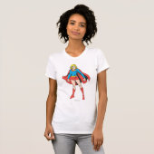 Supergirl-Posen T-Shirt (Vorne ganz)