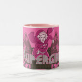 Supergirl Power 2 Zweifarbige Tasse (Mittel)