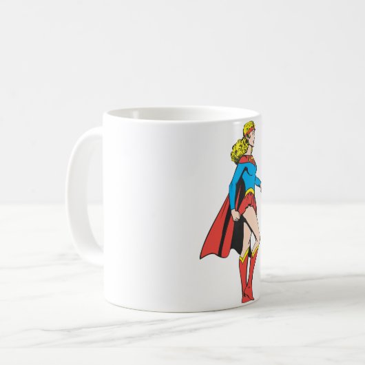 Supergirl-Profil Kaffeetasse (Vorderseite Links)