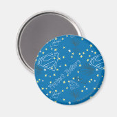 Supergirl Protect Nattern Pattern Magnet (Vorderseite/Rückseite)