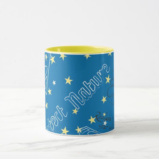 Supergirl Protect Nattern Pattern Tasse (Zentrum)