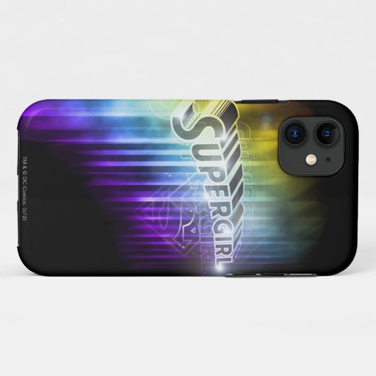 Supergirl Rainbow Case-Mate iPhone Hülle (Rückseite (Horizontal))