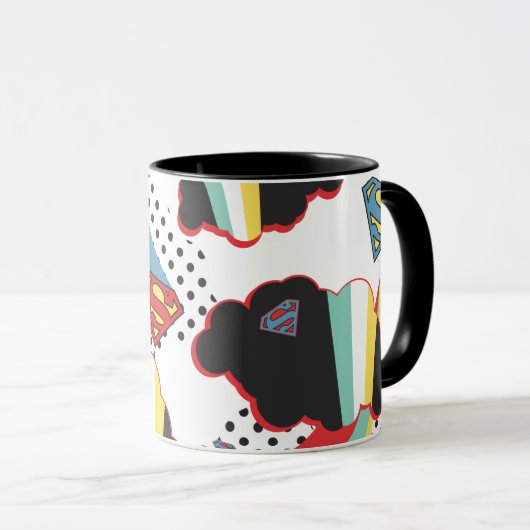 Supergirl Rainbow Cloud Pattern Tasse (VorderseiteRechts)