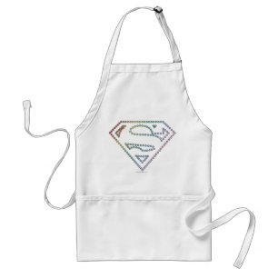 Supergirl-Rainbow-Kontur-Logo Schürze
