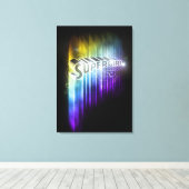 Supergirl Rainbow Leinwanddruck (Insitu (Holzboden))
