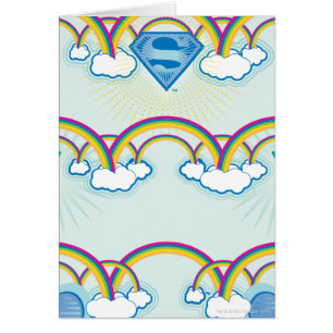 Supergirl Rainbow Pattern