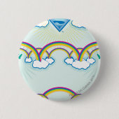 Supergirl Rainbow Pattern Button (Vorderseite)