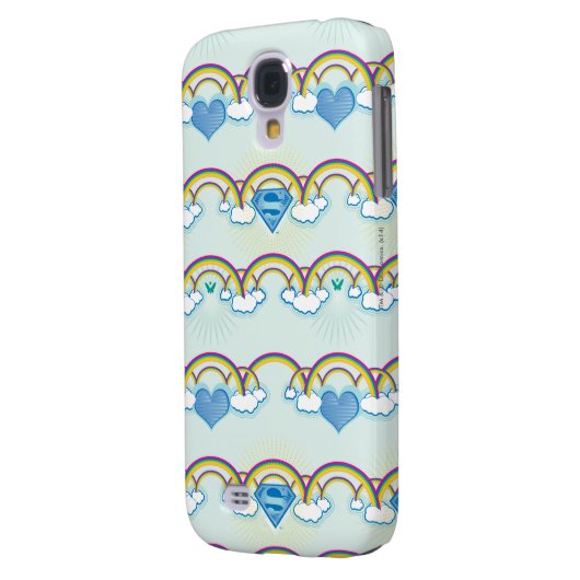 Supergirl Rainbow Pattern Case-Mate Samsung Galaxy Hülle (Rückseite Links)