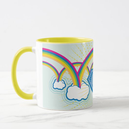 Supergirl Rainbow Pattern Tasse (Links)