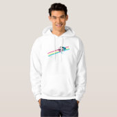 Supergirl Rainbow Stripes Hoodie (Vorne ganz)