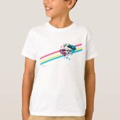Supergirl Rainbow Stripes T-Shirt (Vorderseite)