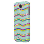 Supergirl Rainbow Waves Green Case-Mate Samsung Galaxy Hülle (Rückseite Links)