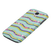 Supergirl Rainbow Waves Green Case-Mate Samsung Galaxy Hülle (unten)