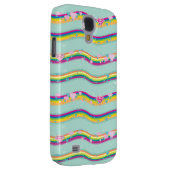 Supergirl Rainbow Waves Green Case-Mate Samsung Galaxy Hülle (Rückseite/rechts)
