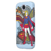Supergirl Random World 1 Case-Mate Samsung Galaxy Hülle (Rückseite Links)