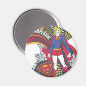 Supergirl Random World 1 Magnet (Vorderseite/Rückseite)