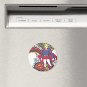 Supergirl Random World 1 Magnet (In Situ (Geschirrspüler))