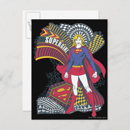Supergirl Random World 1 Postkarte (Vorne/Hinten)