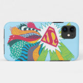 Supergirl Random World 3 Case-Mate iPhone Hülle (Rückseite (Horizontal))