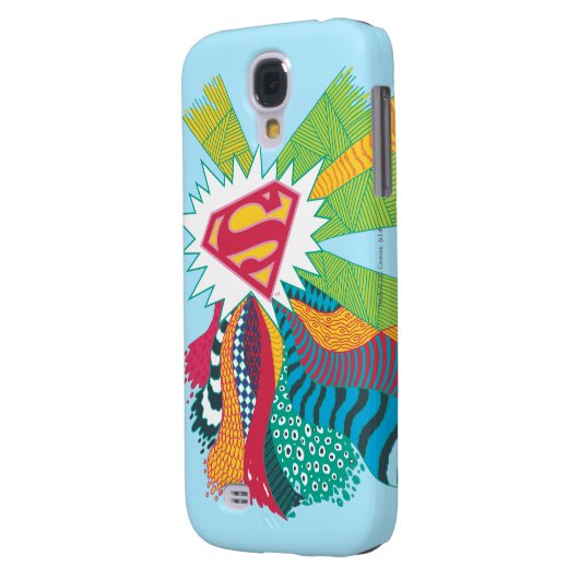 Supergirl Random World 3 Case-Mate Samsung Galaxy Hülle (Rückseite Links)