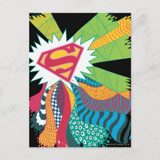 Supergirl Random World 3 Postkarte (Vorderseite)