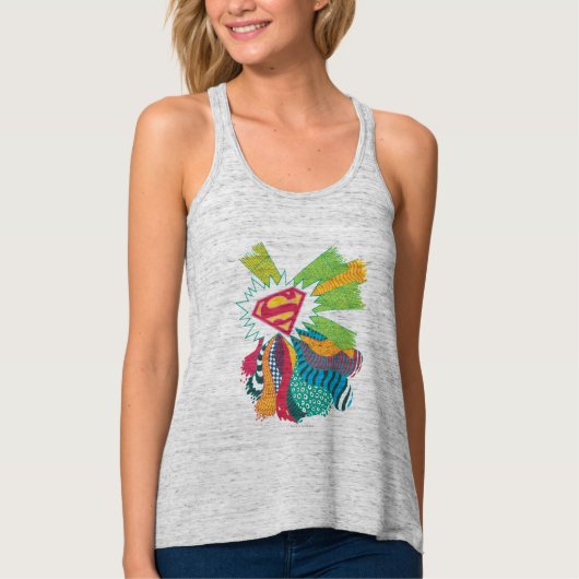 Supergirl Random World 3 Tank Top (Vorderseite)