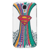 Supergirl Random World 4 Case-Mate Samsung Galaxy Hülle (Rückseite)