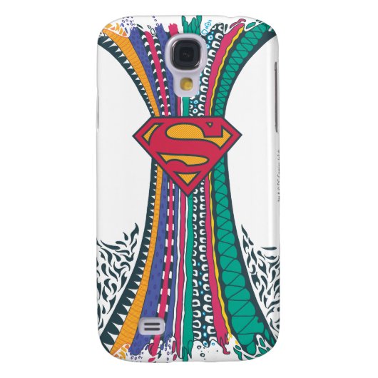 Supergirl Random World 4 Case-Mate Samsung Galaxy Hülle (Rückseite)