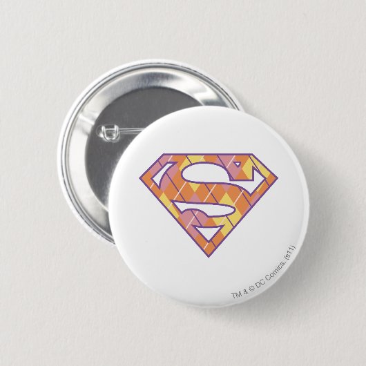 Supergirl-Raute-Logo Button (Vorne & Hinten)