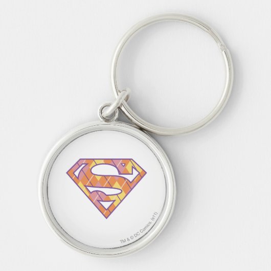 Supergirl-Raute-Logo Schlüsselanhänger (Vorne)