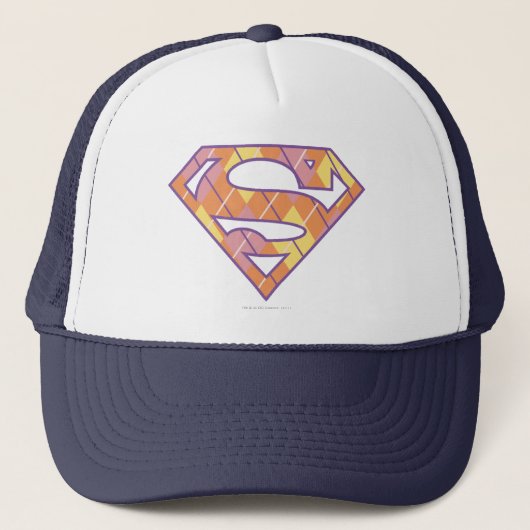 Supergirl-Raute-Logo Truckerkappe (Vorderseite)