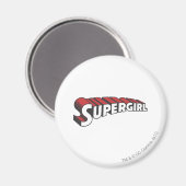Supergirl Red and White Logo Magnet (Vorderseite/Rückseite)